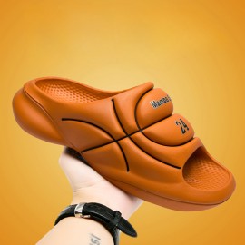 Men's Slides, Casual Non Slip Slippers, Open Toe Shoes For Indoor Outdoor Beach Shower, Spring And Summer